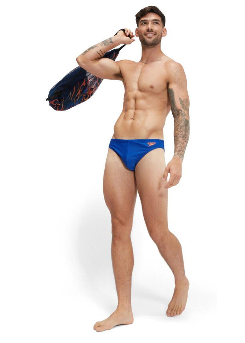 Slip de bain Speedo Solar 5 cm pour homme Bleu cobalt UK 26 5/5