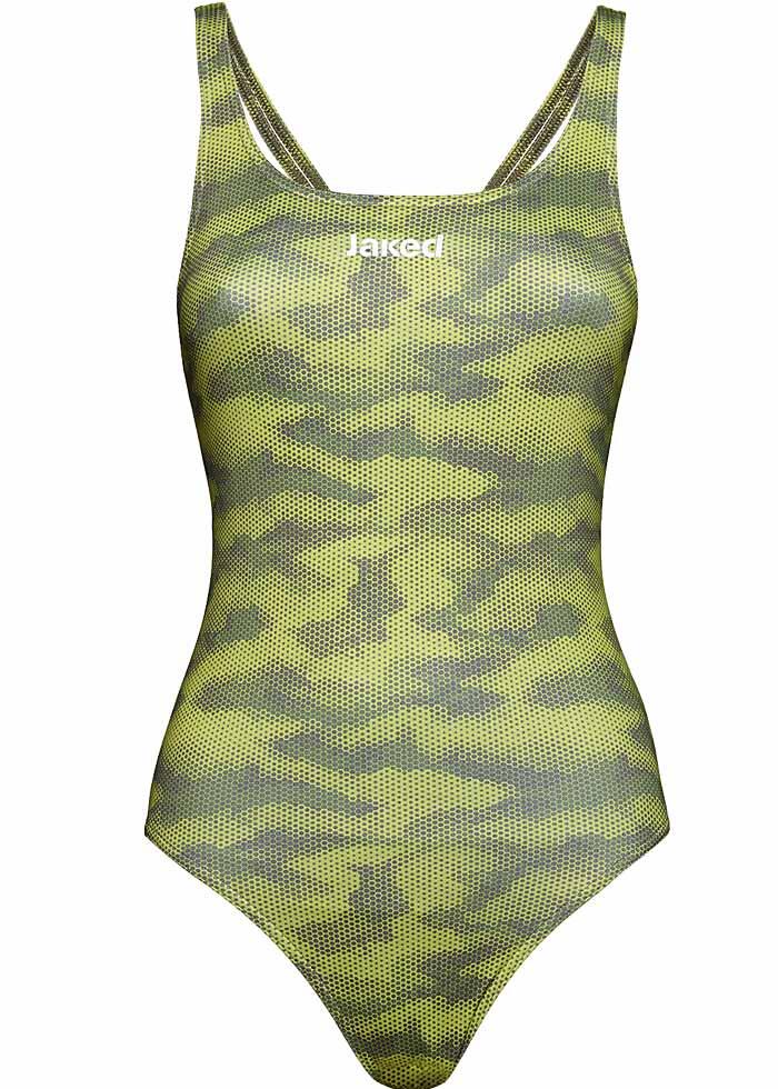 Bañador Jaked Pixie una pieza - Verde militar - Talla 28 3/4