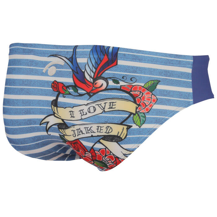 Slip de baño Jaked Boys Love - Azul UK 28 / EU 38 5/5