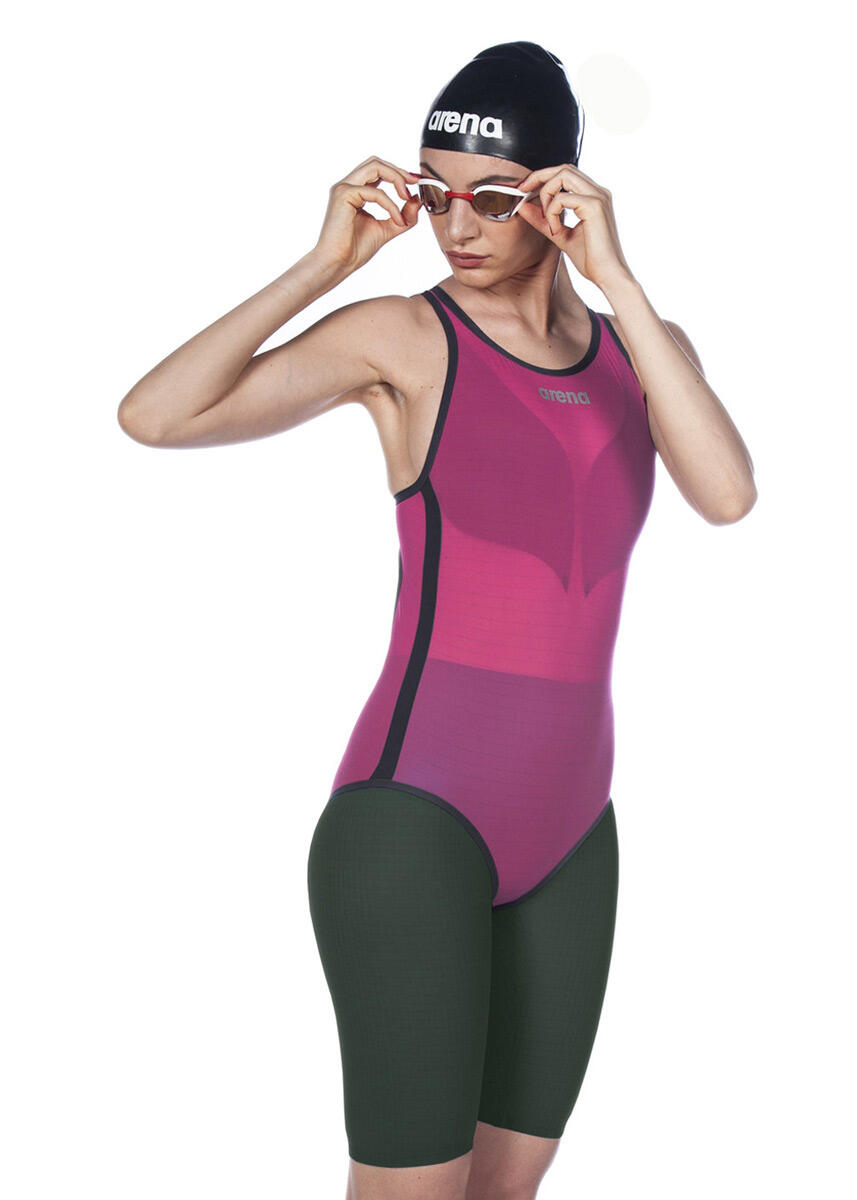 Arena Carbon Duo Damesjammer - Groen - UK 22 4/5