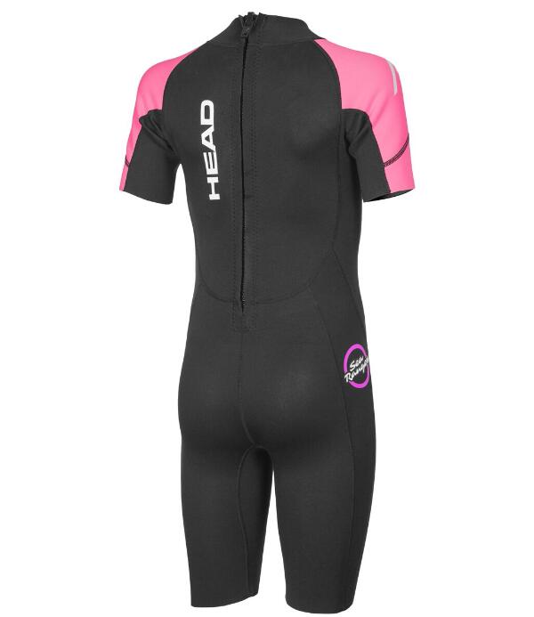 Traje neopreno HEAD Sea Ranger Junior Shorty - Negro/Rosa XL 3/3