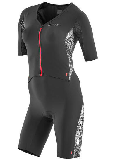 Orca Combinaison de course aérodynamique 226 Perform pour femme – Noir/Blanc