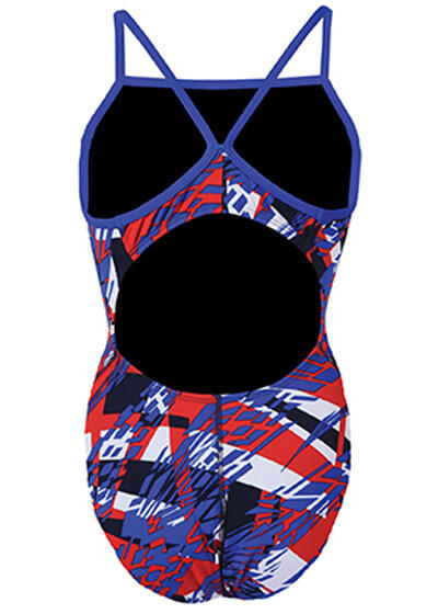Costume Dolfin Zephyr junior - Rosso/Bianco/Blu UK 26/EU 36 3/5