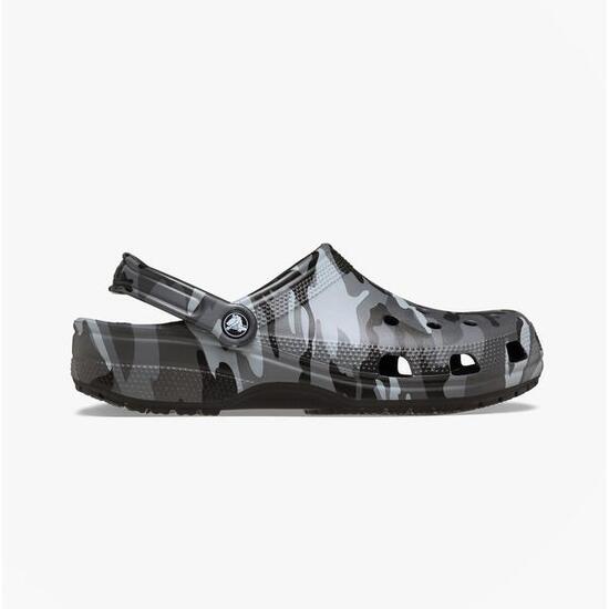 Crocs Classic Camouflage Clog Black Grey