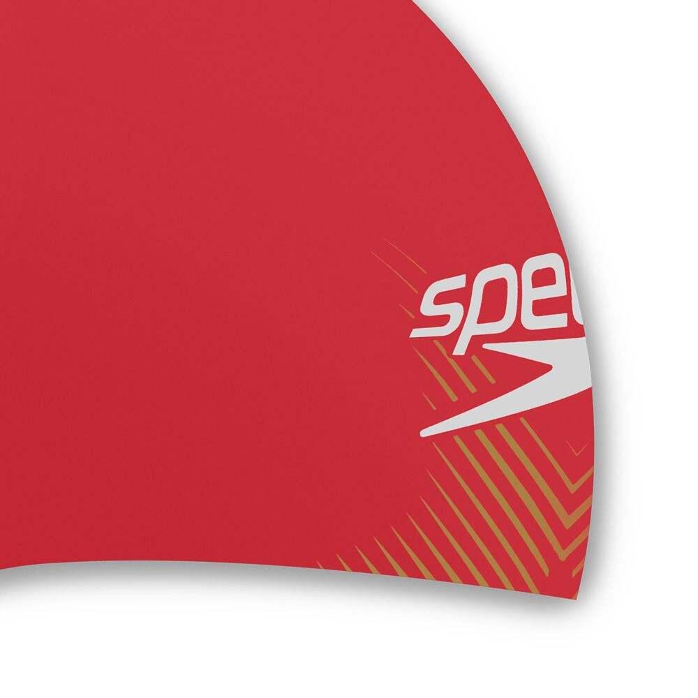 Speedo Fastskin Cap - Phoenix Rood/Roségoud - Maat S 3/5