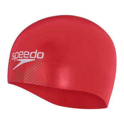 Speedo fastskin cap - phoenix rood/roségoud - maat s