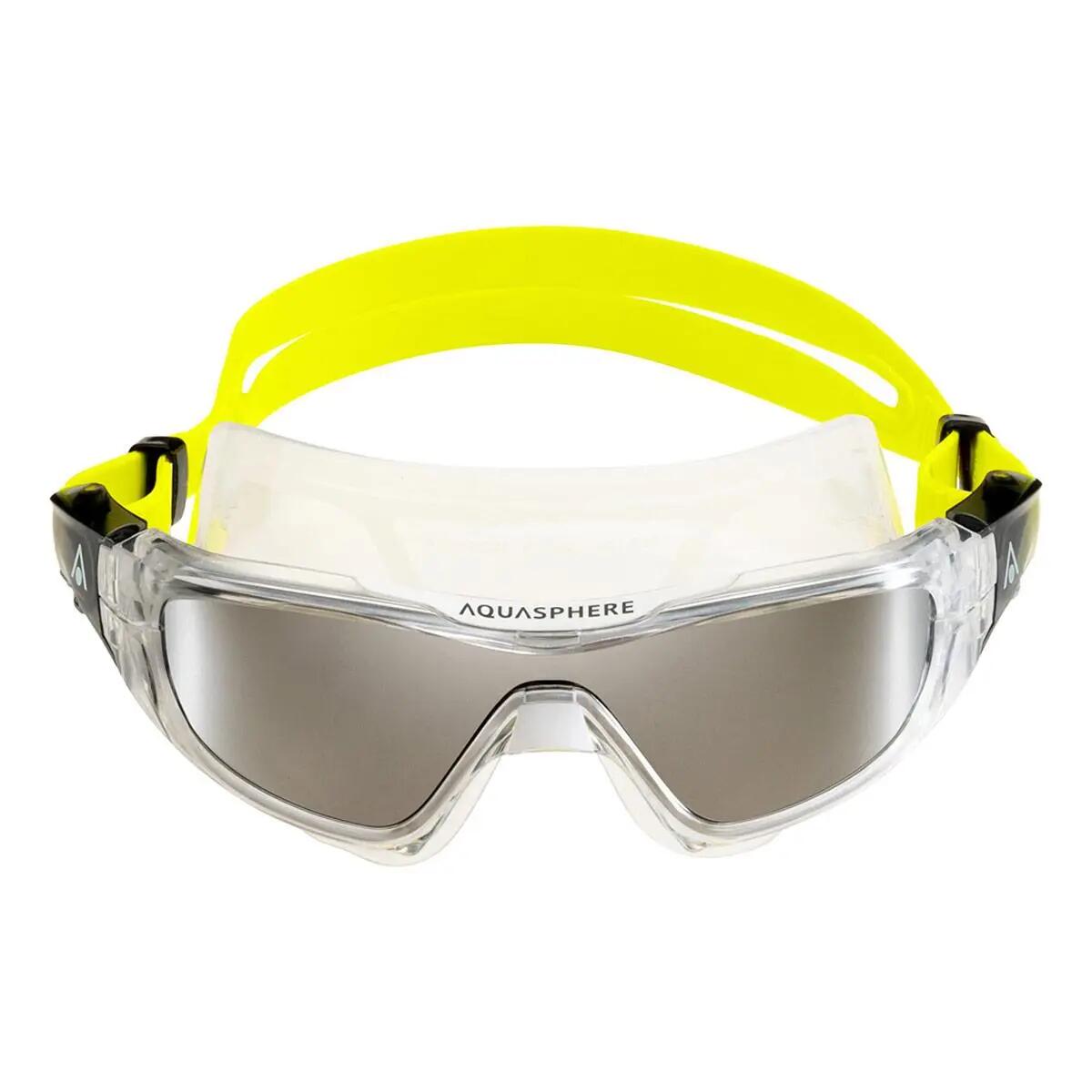 Aqua Sphere Vista Pro Silver Titanium verspiegelte Skibrille - Klar/Gelb 2/4