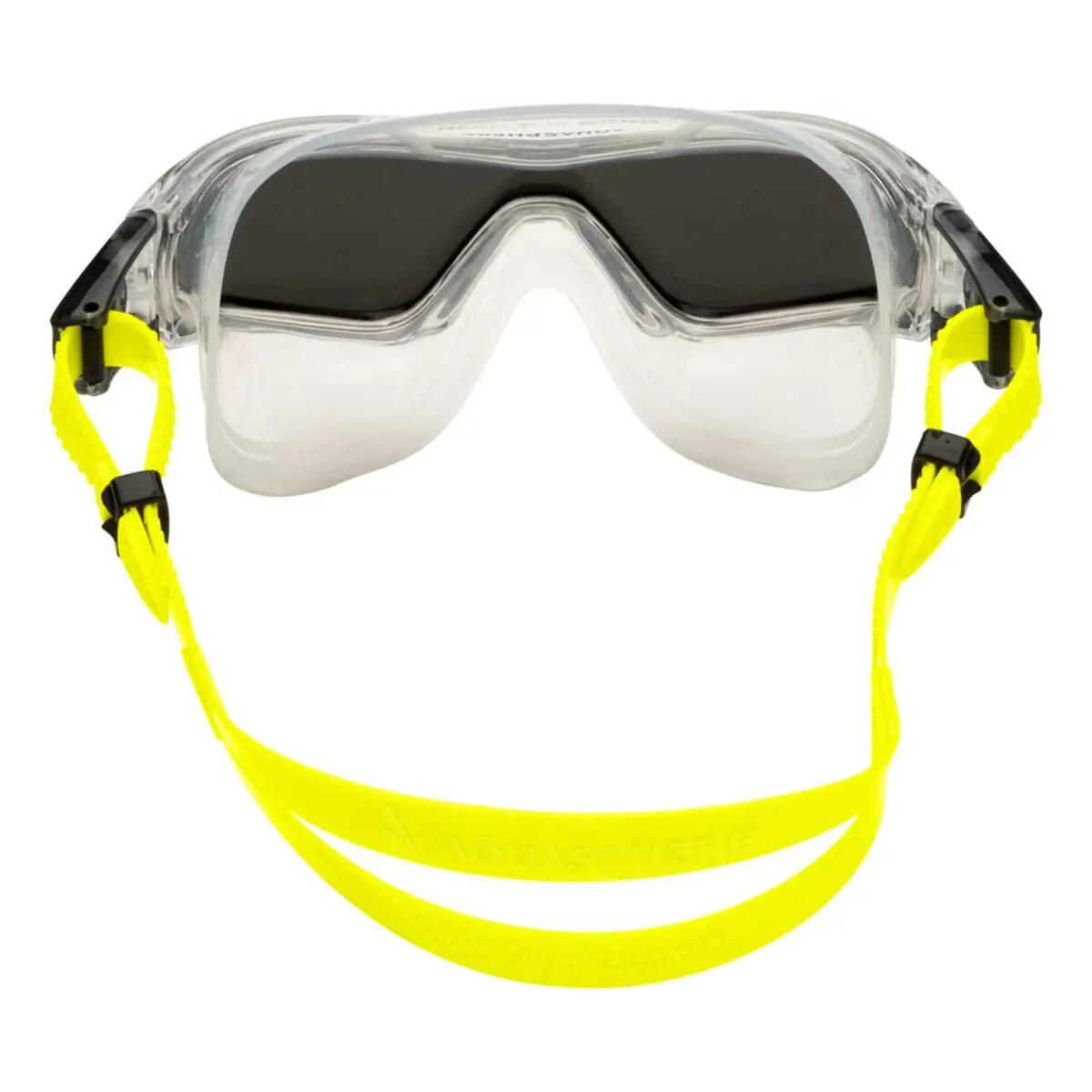 Aqua Sphere Vista Pro Silver Titanium verspiegelte Skibrille - Klar/Gelb 4/4