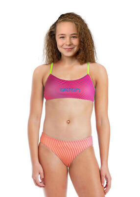 Akron belari meisjesbikini - roze - uk 30 / eu 40