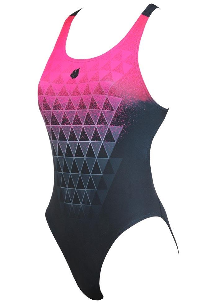 Maillot Mad Wave Matrix femme - Rose UK 28 / XS 3/5
