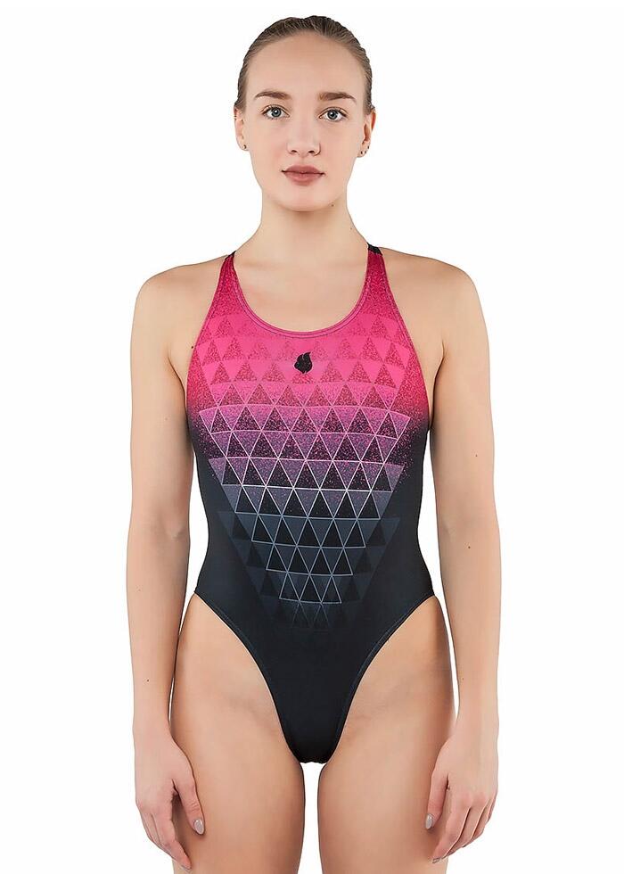 Maillot Mad Wave Matrix femme - Rose UK 28 / XS 1/5