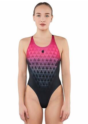 Maillot Mad Wave Matrix femme - Rose UK 28 / XS