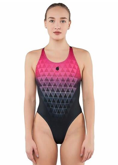 Maillot Mad Wave Matrix femme - Rose UK 28 / XS