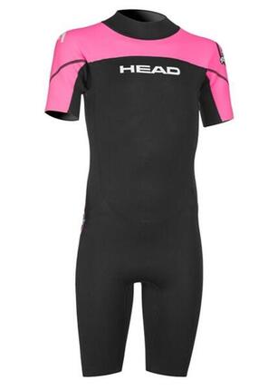 HEAD Sea Ranger Junior combinaison shorty - Noir/Rose Taille S