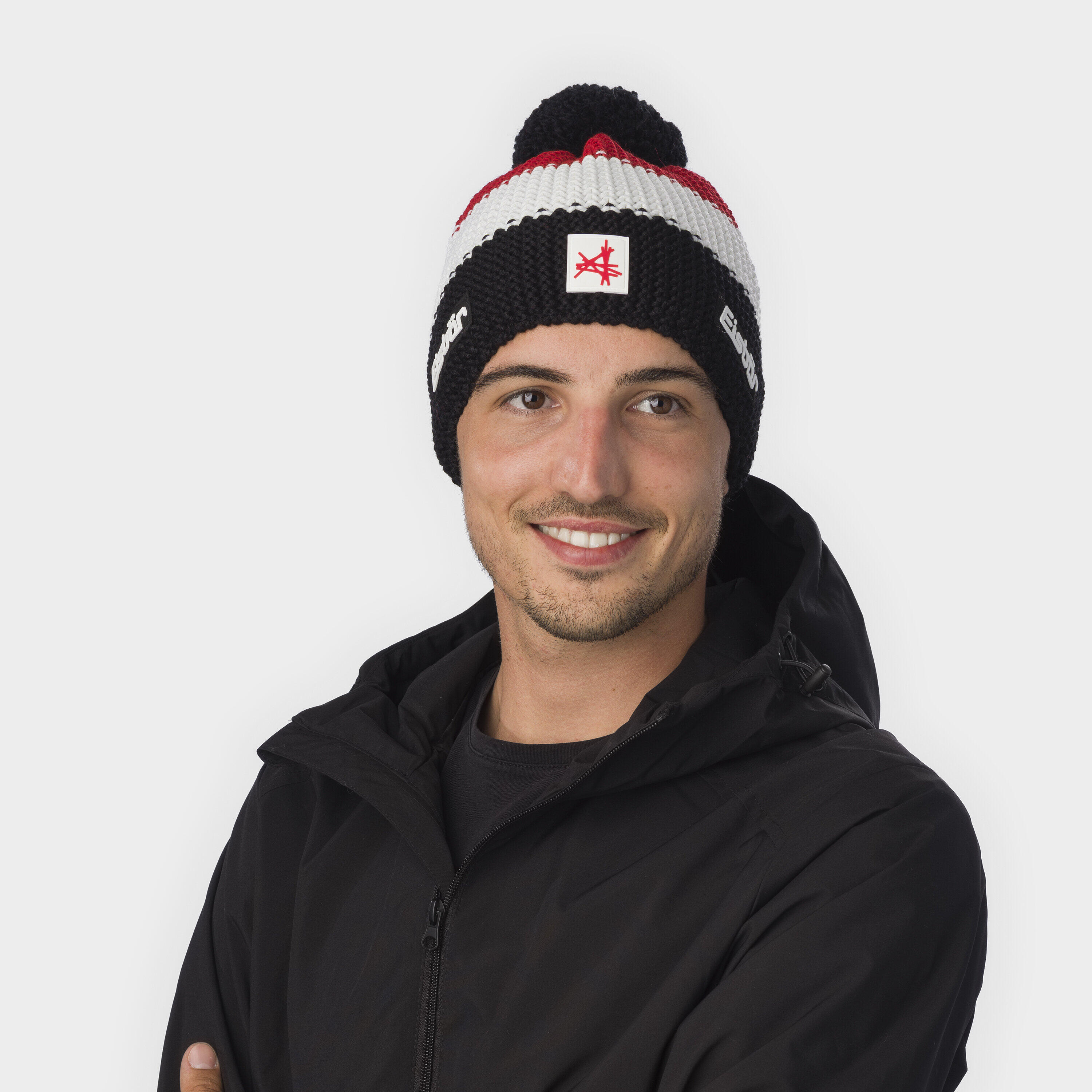 Eisbär Star Pompon MÜ SA Strickmütze Herren Damen Mütze Wintermütze 3/4