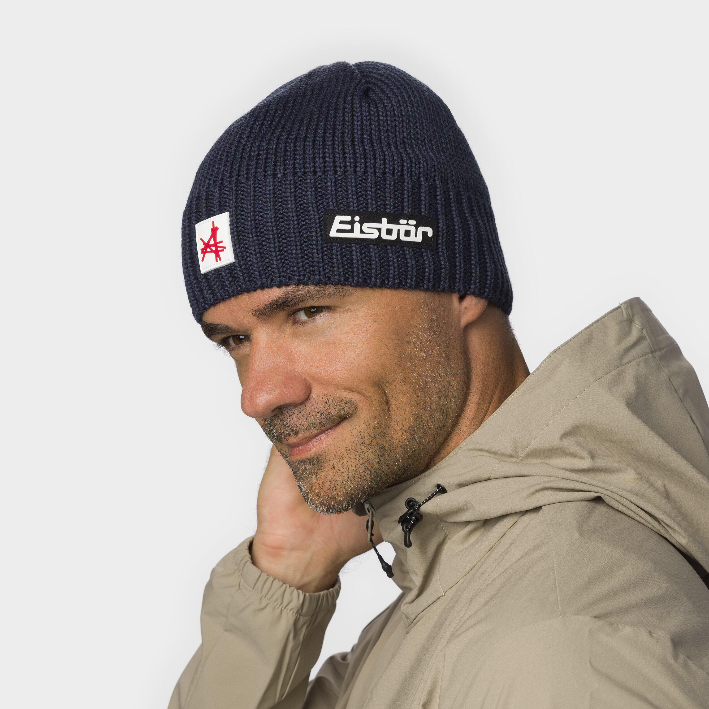 Mütze Trop Ski Austria Wintermütze Herren Damen Haube Fleece atmungsaktiv Merino 6/6