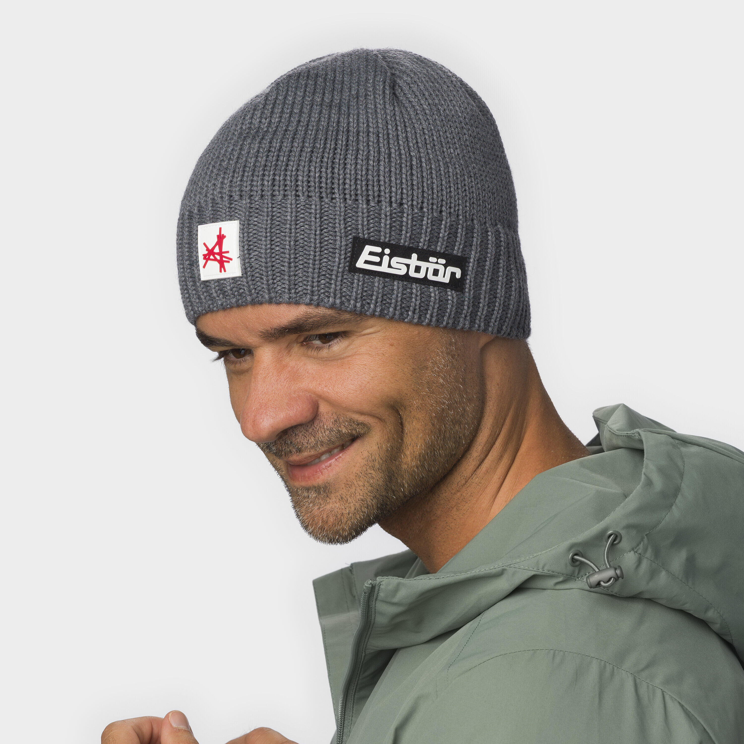 Mütze Trop Ski Austria Wintermütze Herren Damen Haube Fleece atmungsaktiv Merino 6/6
