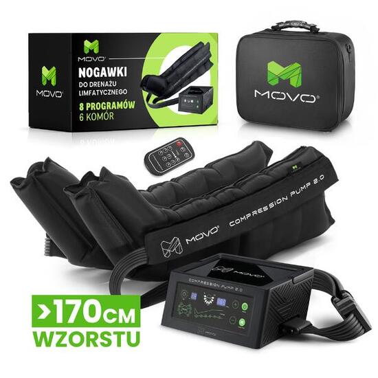 Aparat do drenażu limfatycznego, 6-KOMOROWY zestaw z 8 programami