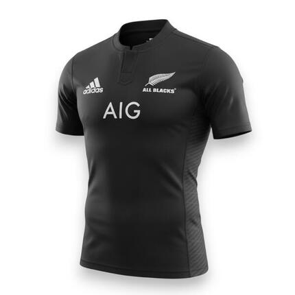 Shirt All Black New Zealand Rugby Home Jersey in Schwarz