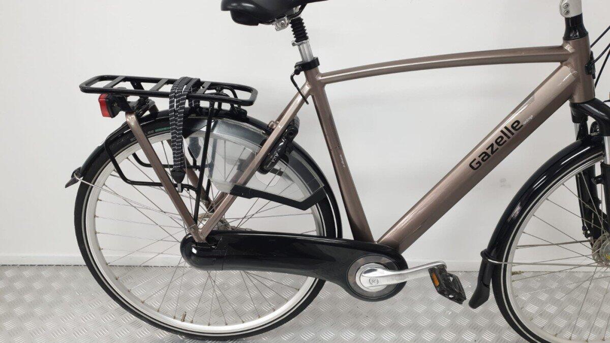 Gazelle Orange C7+ tweedehands 57 cm, 7v, 28" bruin, 3 maanden garantie 3/3