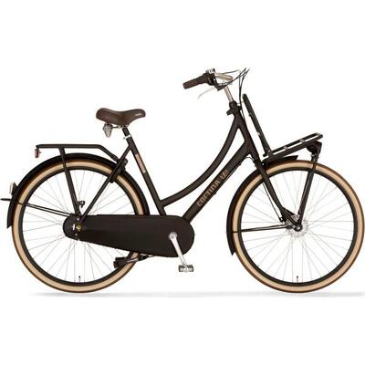 Cortina u4 transport cargo bike 50 cm, shimano nexus, zwart