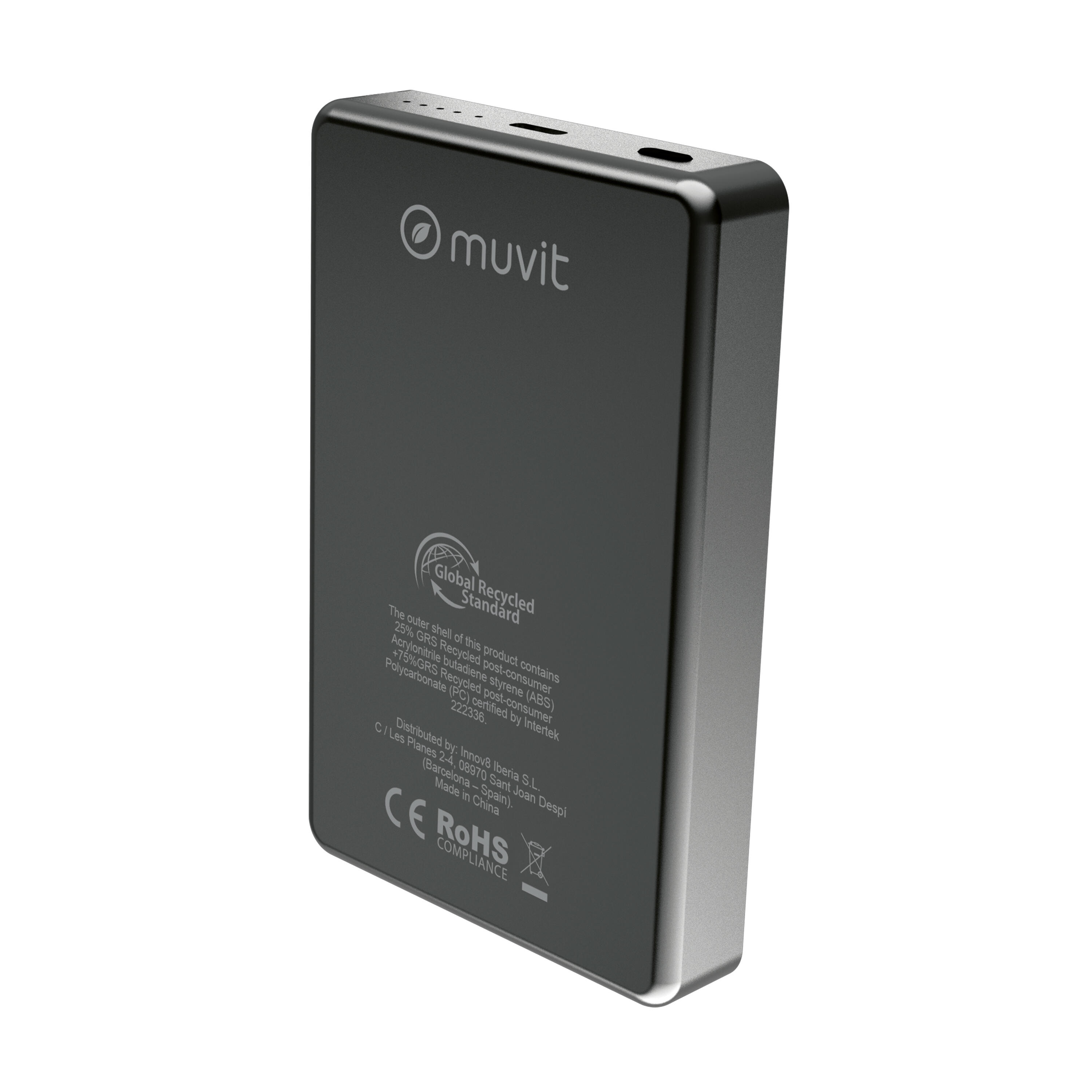 muvit for change powerbank Aluminio 10000mAh Magsafe 4/5