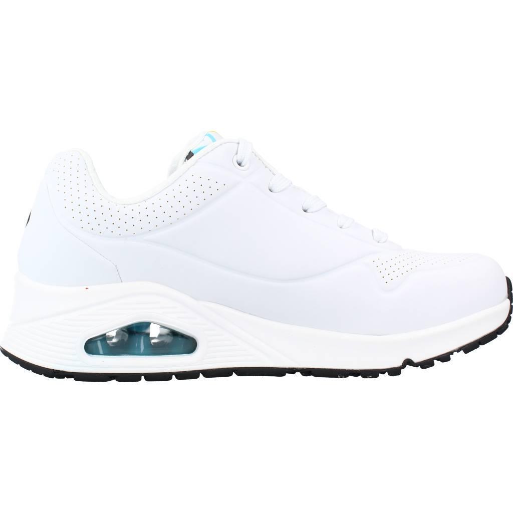Baskets Femme Baskets Skechers UNO-SPREAD THE LOVE Blanc Blanc Skechers 4/6