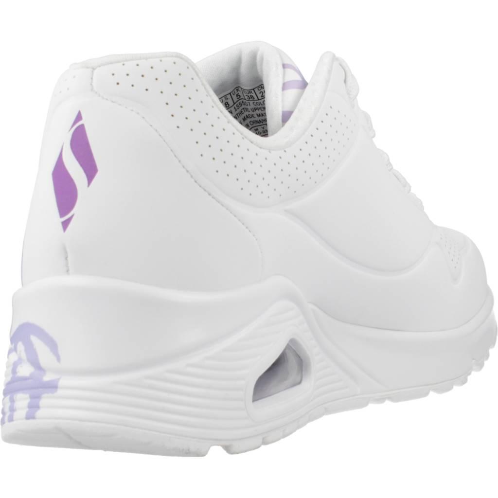 Femme UNO-SPREAD THE LOVE Skechers WLPR 155507 Blanc Skechers 3/5