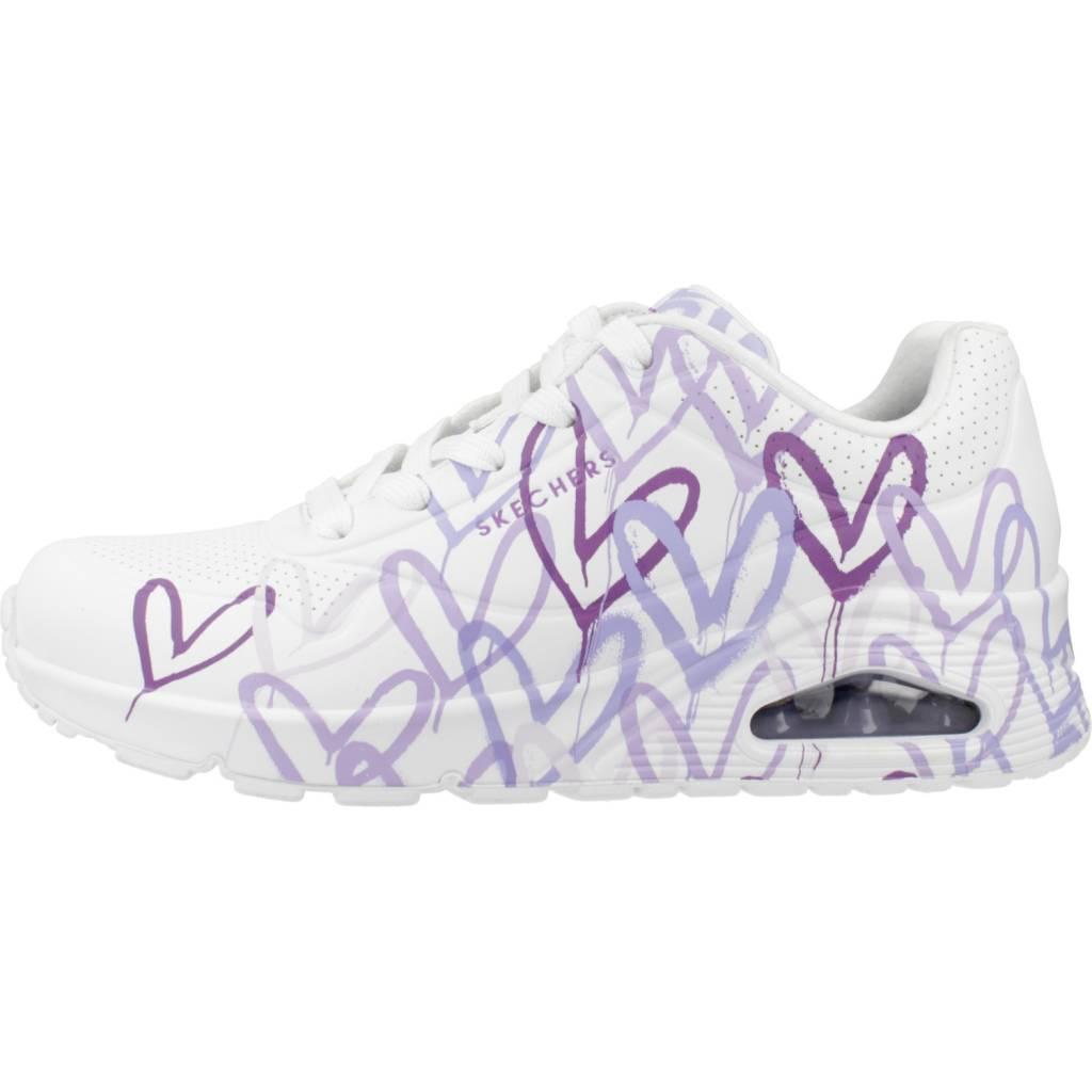 Femme UNO-SPREAD THE LOVE Skechers WLPR 155507 Blanc Skechers 2/5