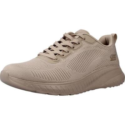 Sneakers skechers bobs squad chaos-face off, beige, dames
