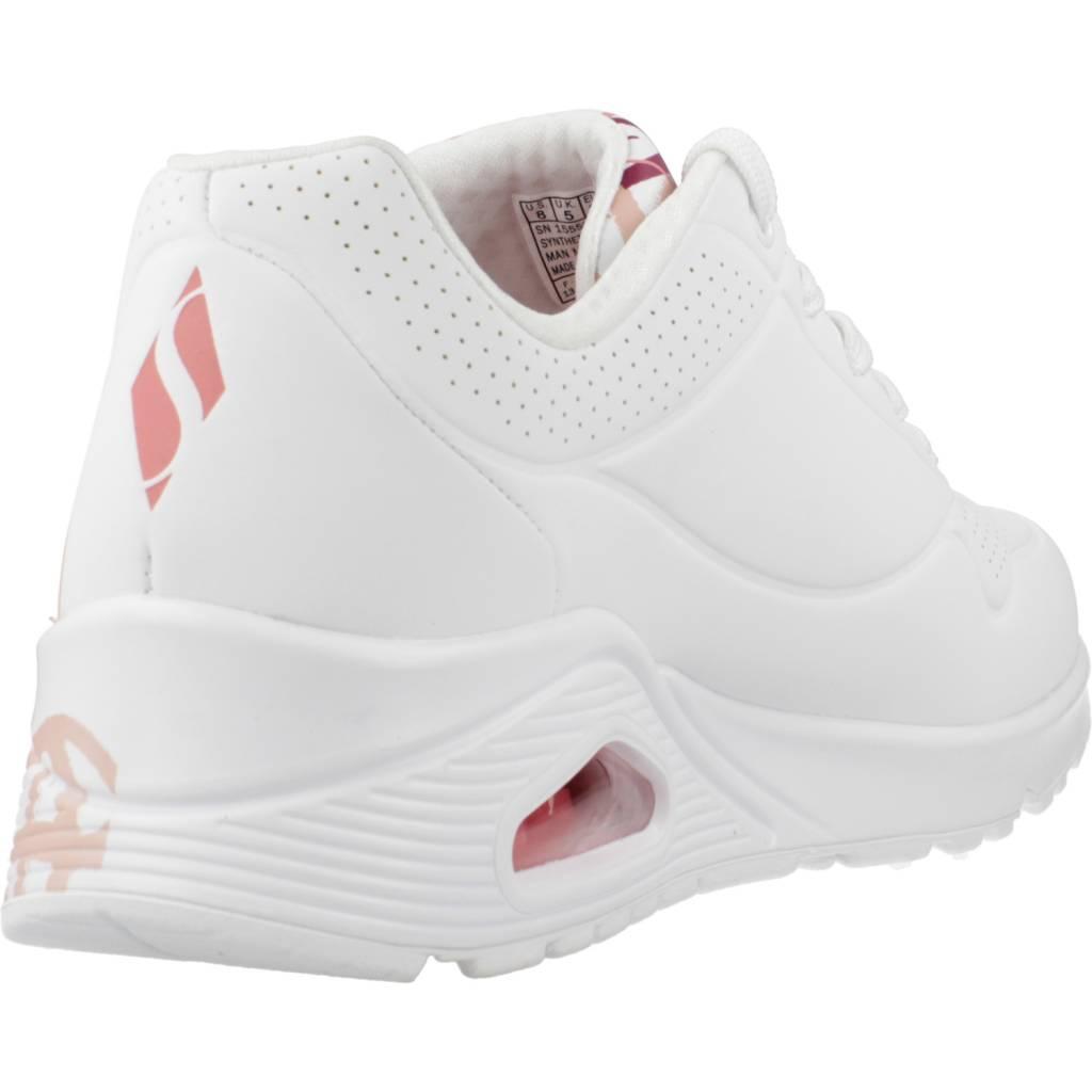 Baskets Skechers Modèle Uno-spread The Love Couleur Blanc 3/5