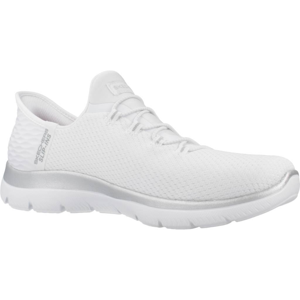 Baskets Femme Baskets Skechers SUMMITS-DIAMOND DREAM Blanc Blanc Skechers 5/7