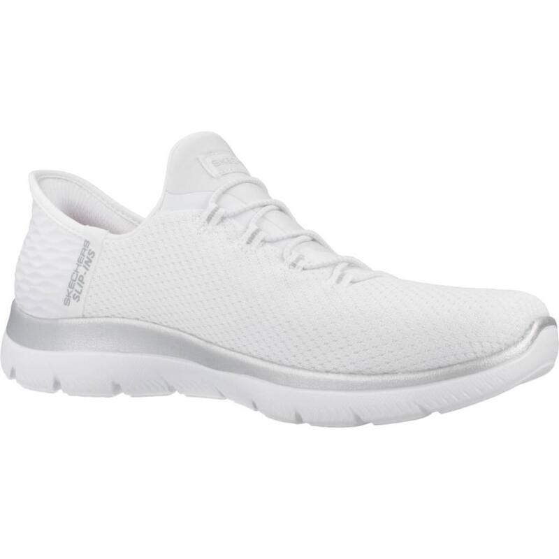 Baskets Femme Baskets Skechers SUMMITS-DIAMOND DREAM Blanc Blanc Skechers