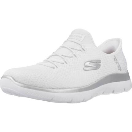Baskets Femme Baskets Skechers SUMMITS-DIAMOND DREAM Blanc Blanc Skechers