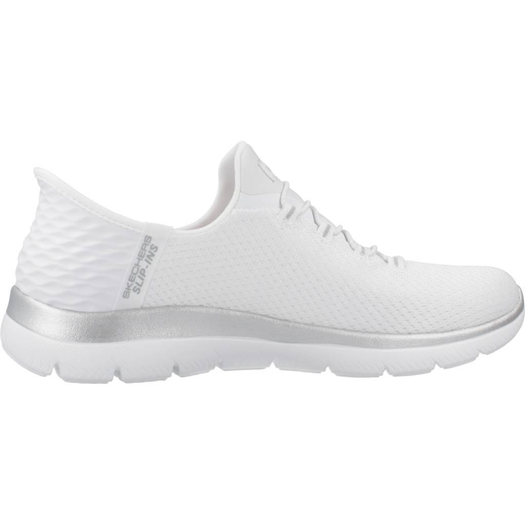Baskets Femme Baskets Skechers SUMMITS-DIAMOND DREAM Blanc Blanc Skechers 4/7