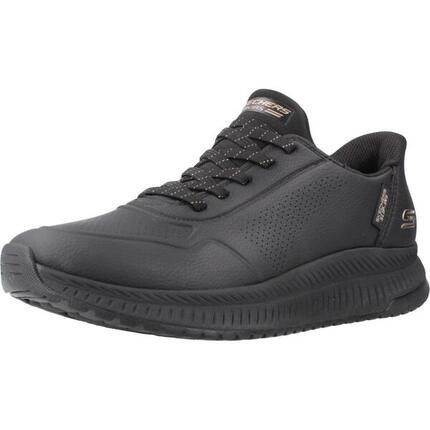 Zapatillas Skechers Bobs Squad 4 - Key Look, Negro, Mujer