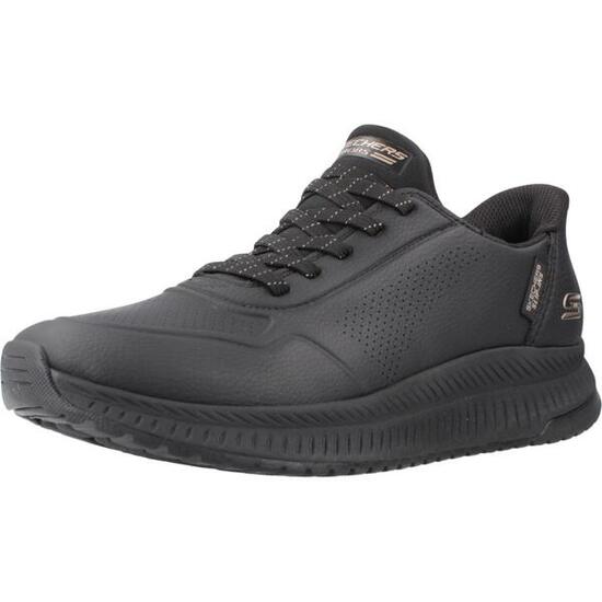 Zapatillas Skechers Bobs Squad 4 - Key Look, Negro, Mujer