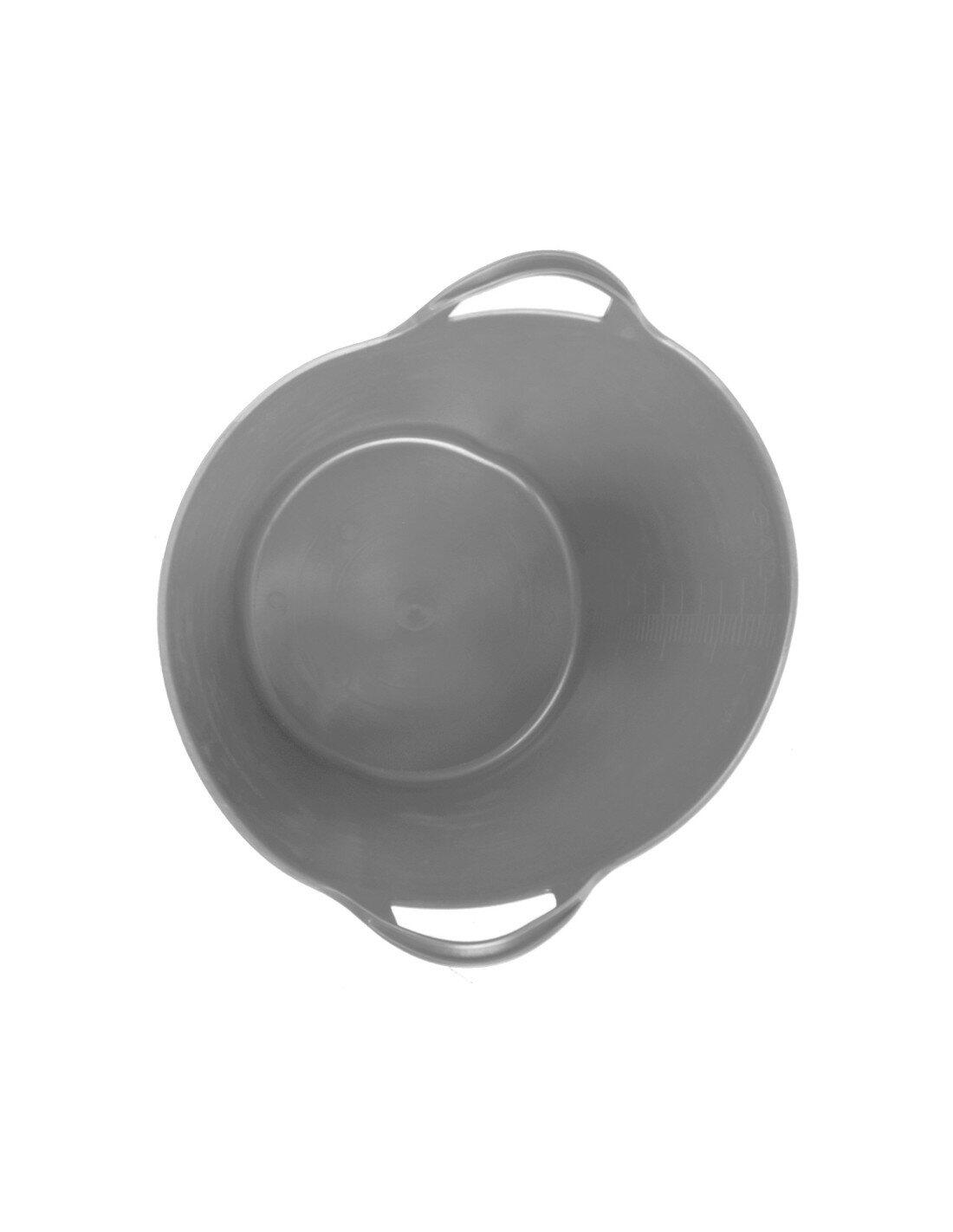 Espuerta de plástico | Capazo agrícola JARDIN202 42 L Gris Pack 20 uds 3/5