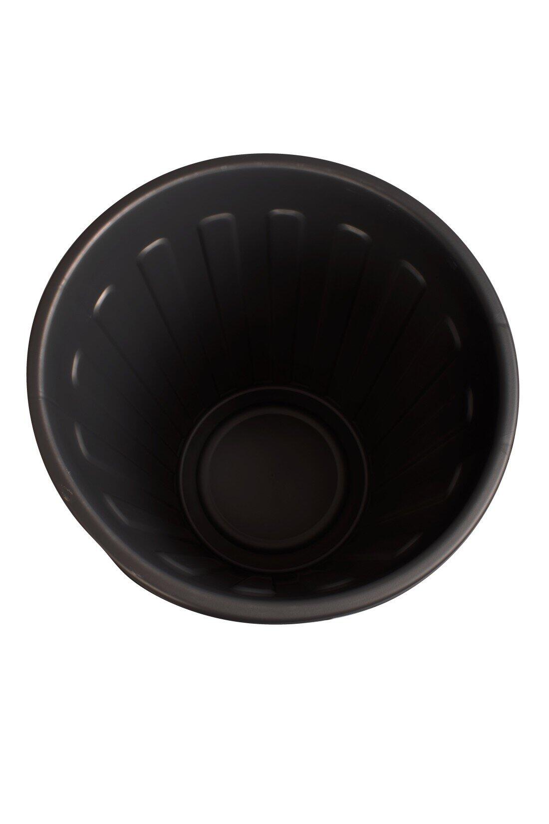 Cubo Basura Diseño  Moderno de plástico  JARDIN202 Negro 31 litros 5/5