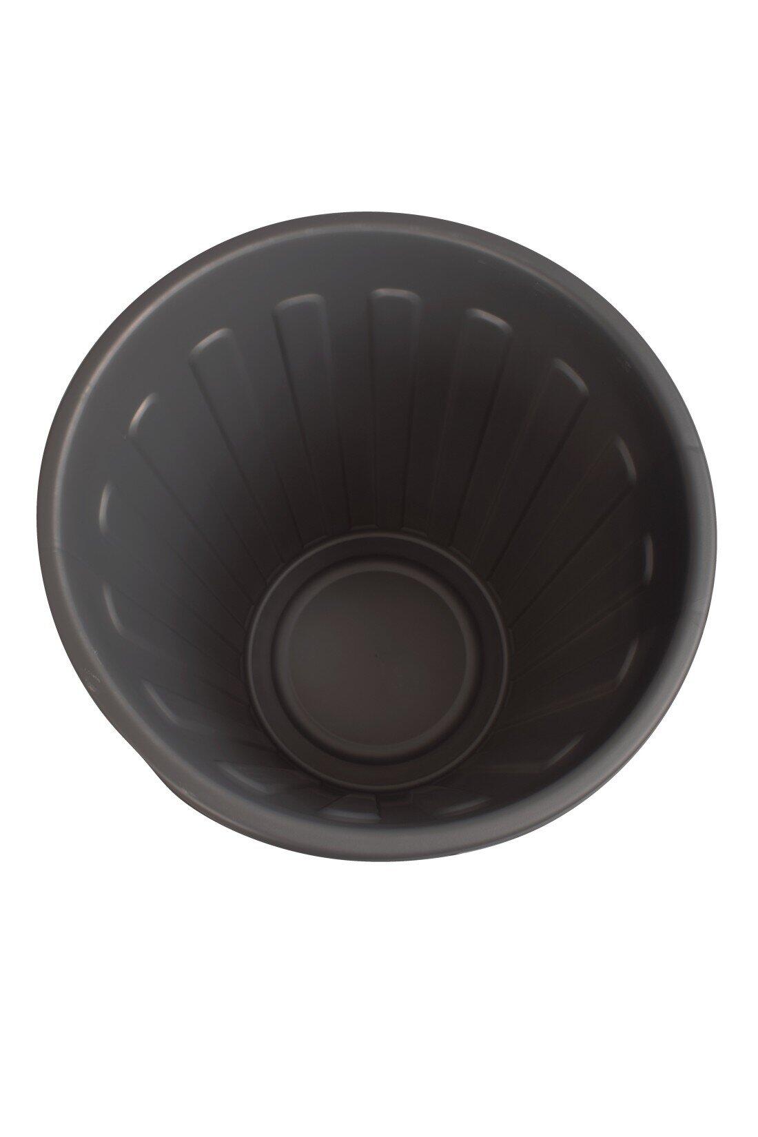 Cubo Basura Diseño  Moderno de plástico  JARDIN202 Gris 31 litros 5/5