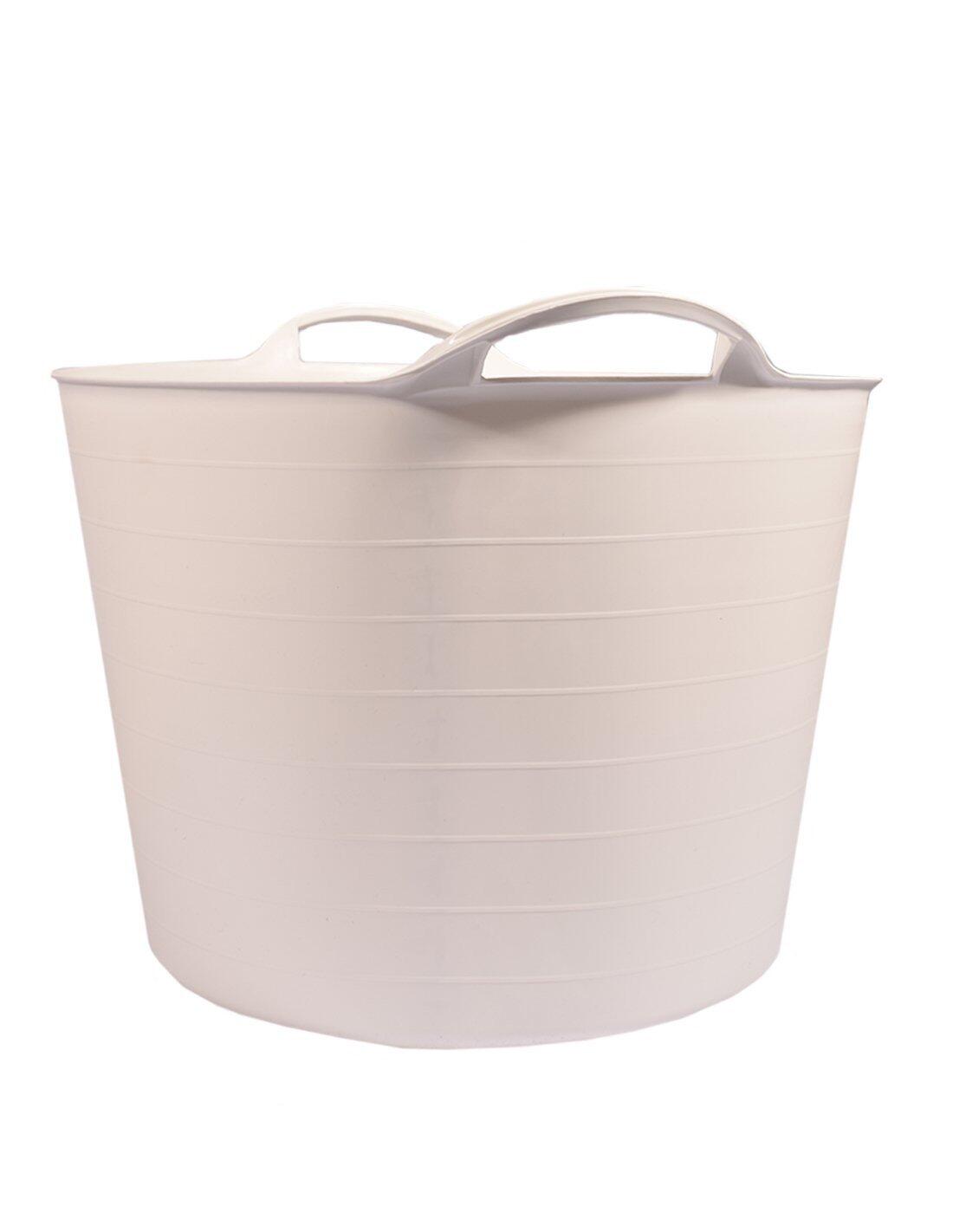 Espuerta de plástico | Capazo agrícola JARDIN202 42 L Blanco Pack x30 uds 4/5