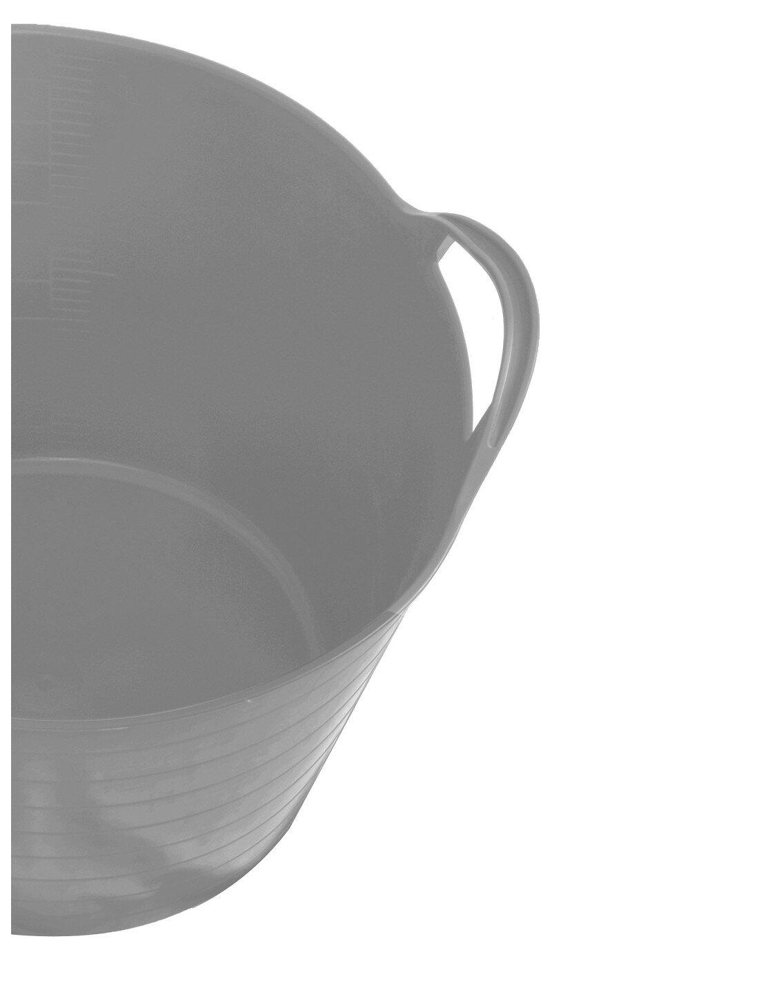 Espuerta de plástico | Capazo agrícola JARDIN202 42 L Gris Pack 20 uds 5/5