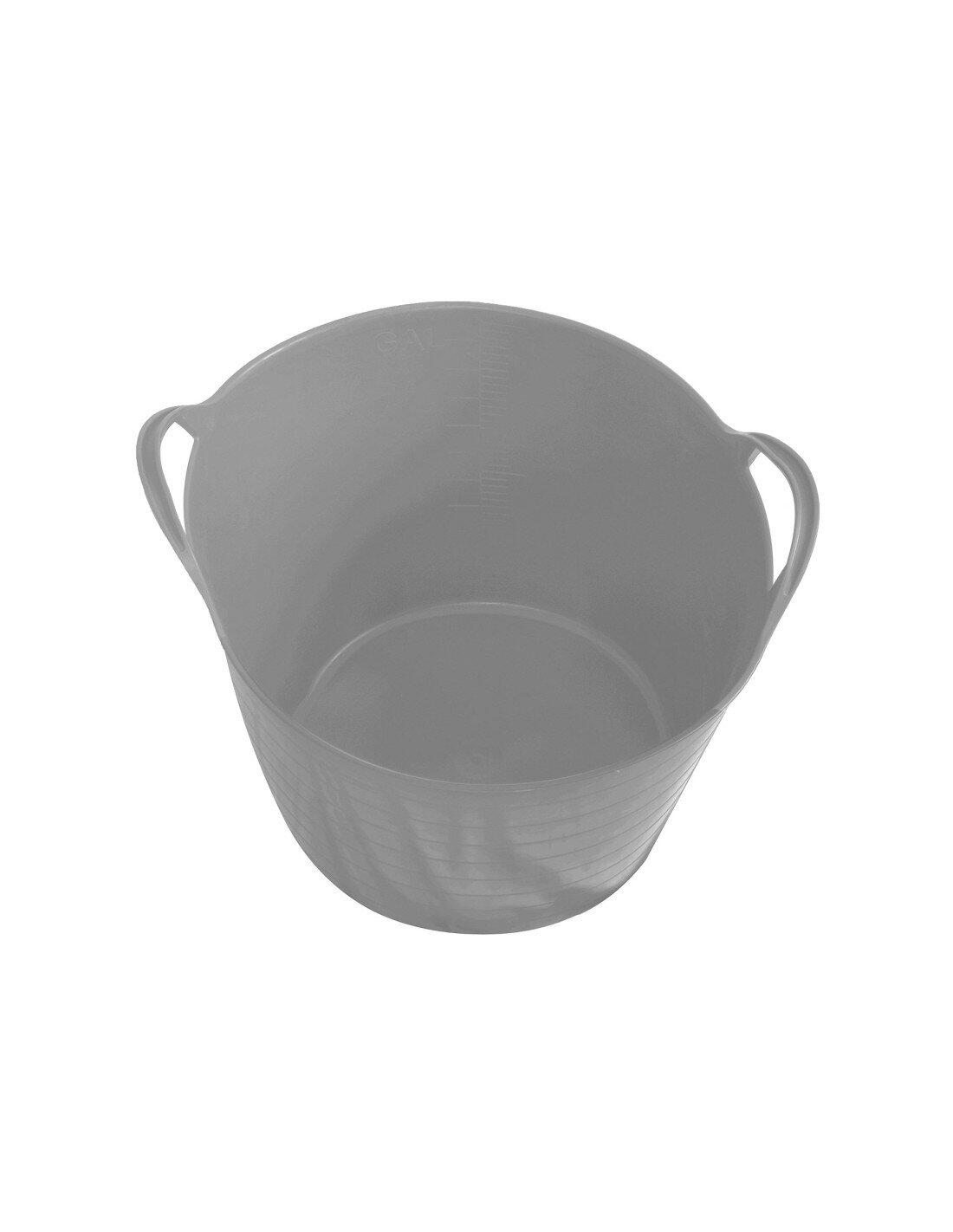 Espuerta de plástico | Capazo agrícola JARDIN202 42 L Gris Pack 20 uds 4/5