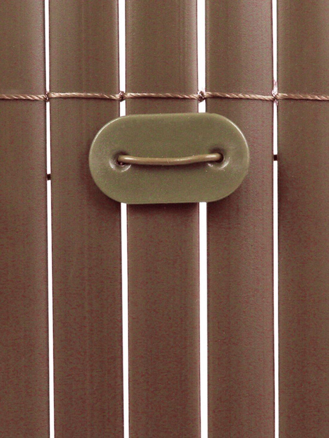 Cañizo PVC Doble Cara 1400gr/m² | Valla  JARDIN202 Marrón 1x3m 3/5