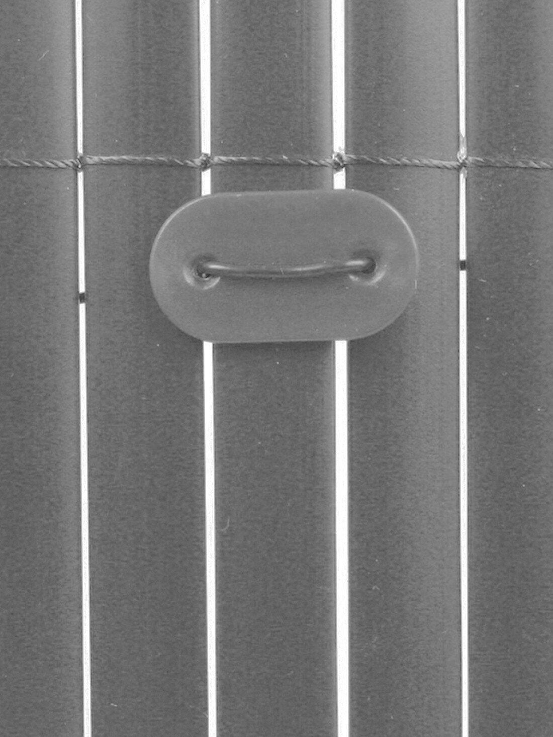 Cañizo PVC Doble Cara 1600gr/m² - Valla  JARDIN202 Gris 2x3m 2/5