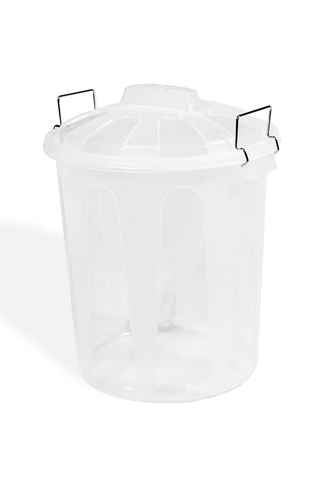Cubo Basura de plástico con Tapadera | C JARDIN202 Transparente 21 litros 1/5