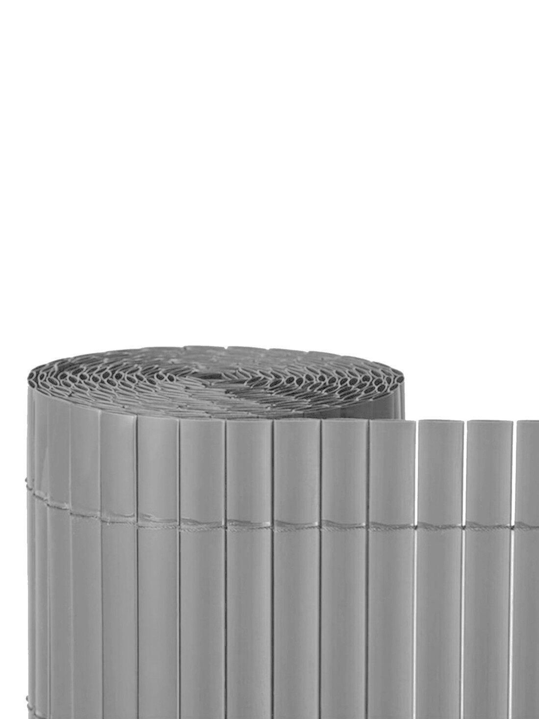 Cañizo PVC Doble Cara 1600gr/m² - Valla  JARDIN202 Gris 2x3m 5/5