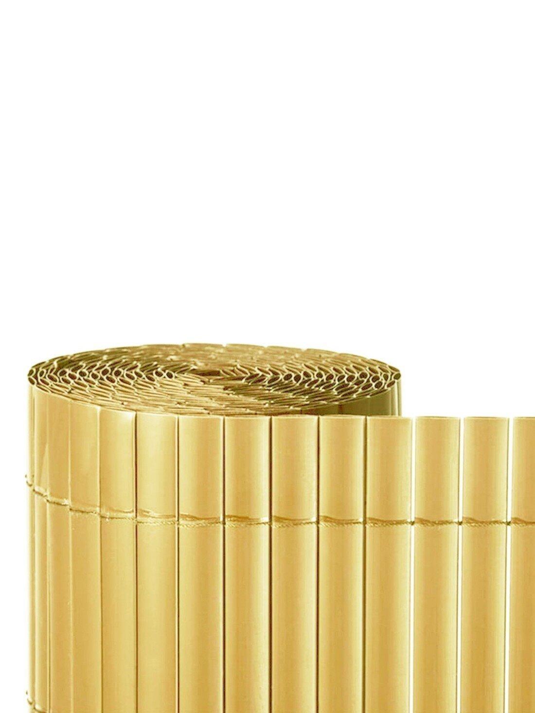 Cañizo PVC Doble Cara 1600gr/m² - Valla  JARDIN202 Caña 1x3m 5/5