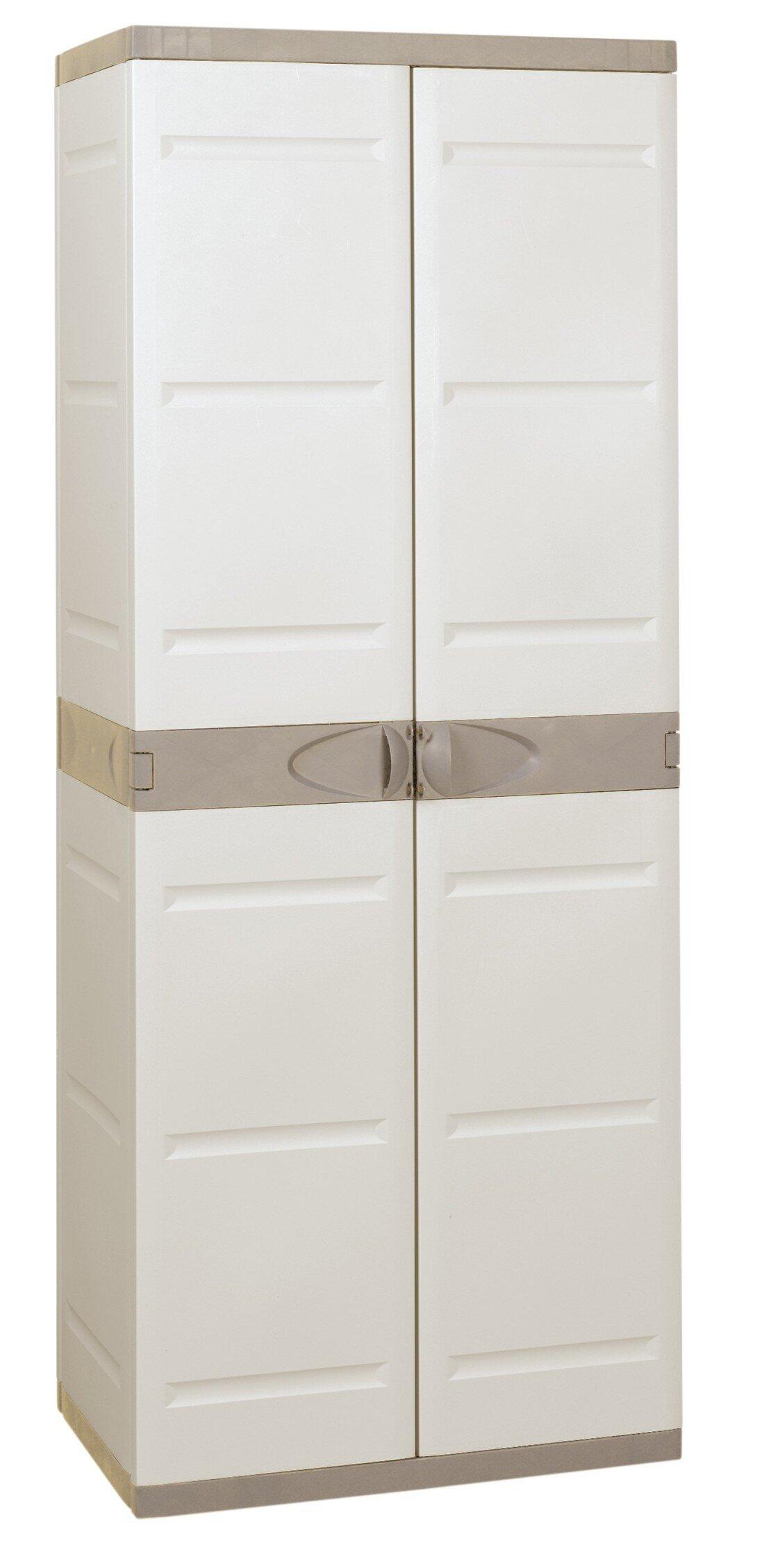 Armario de 4 estantes de Resina | Escobe JARDIN202 Beige 2/5