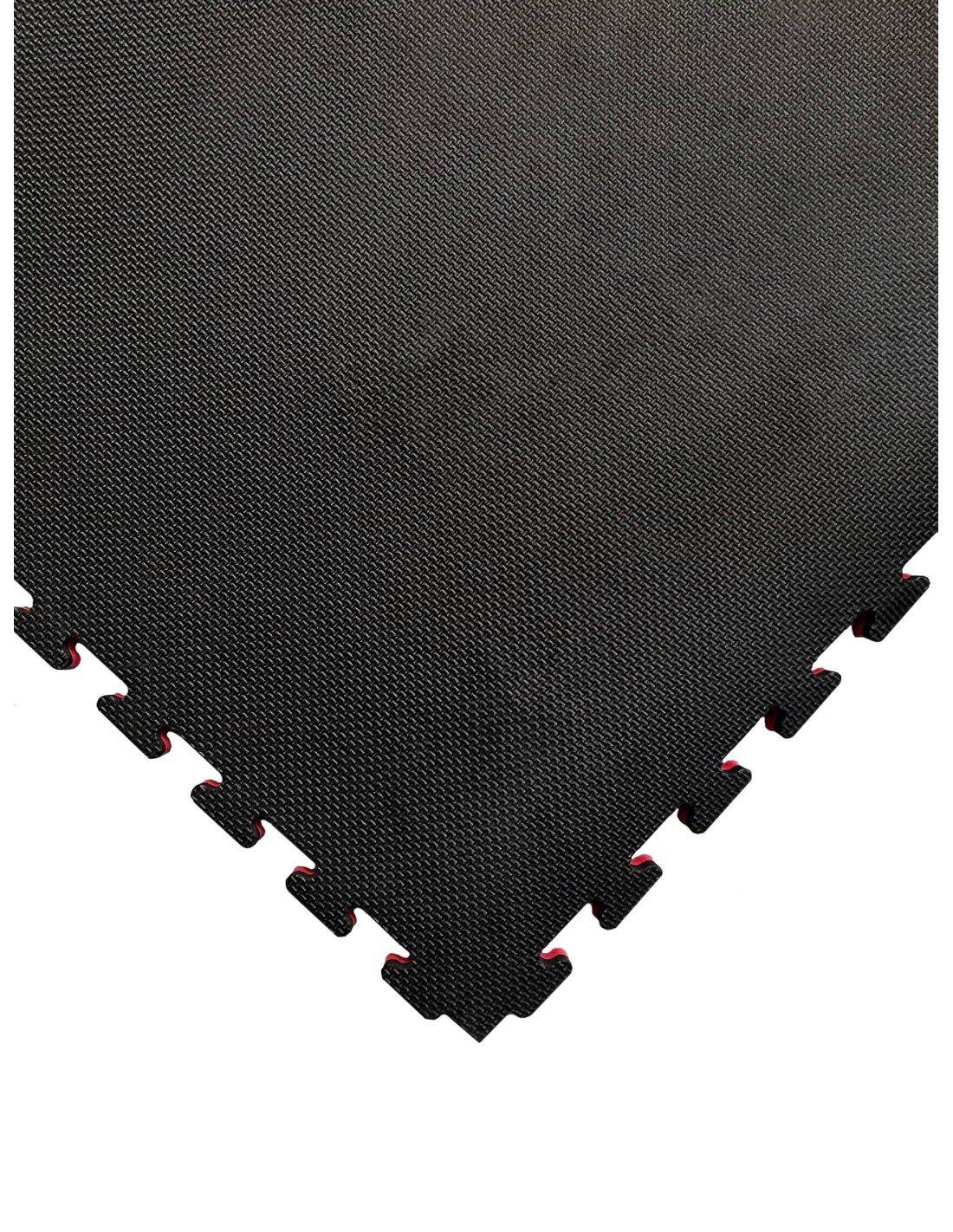 Tatami Puzzle 1000x1000x40 mm | Esterill JARDIN202 Rojo y Negro 5/5